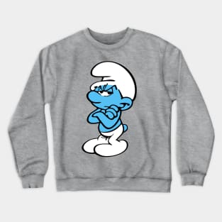 grouchy smurf Crewneck Sweatshirt